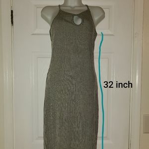 Long strappy tight dress